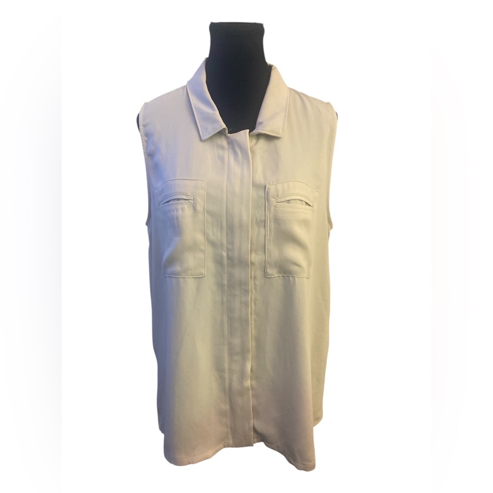 ****SALE**** Liz Claiborne Cream Tank Top L GUC